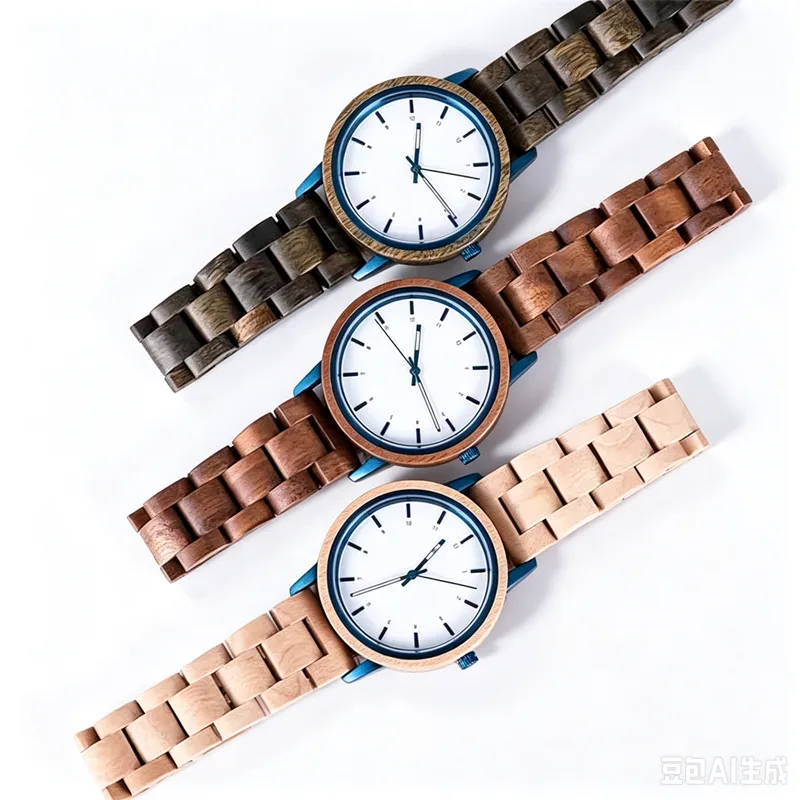 Customized watch strap and case details
