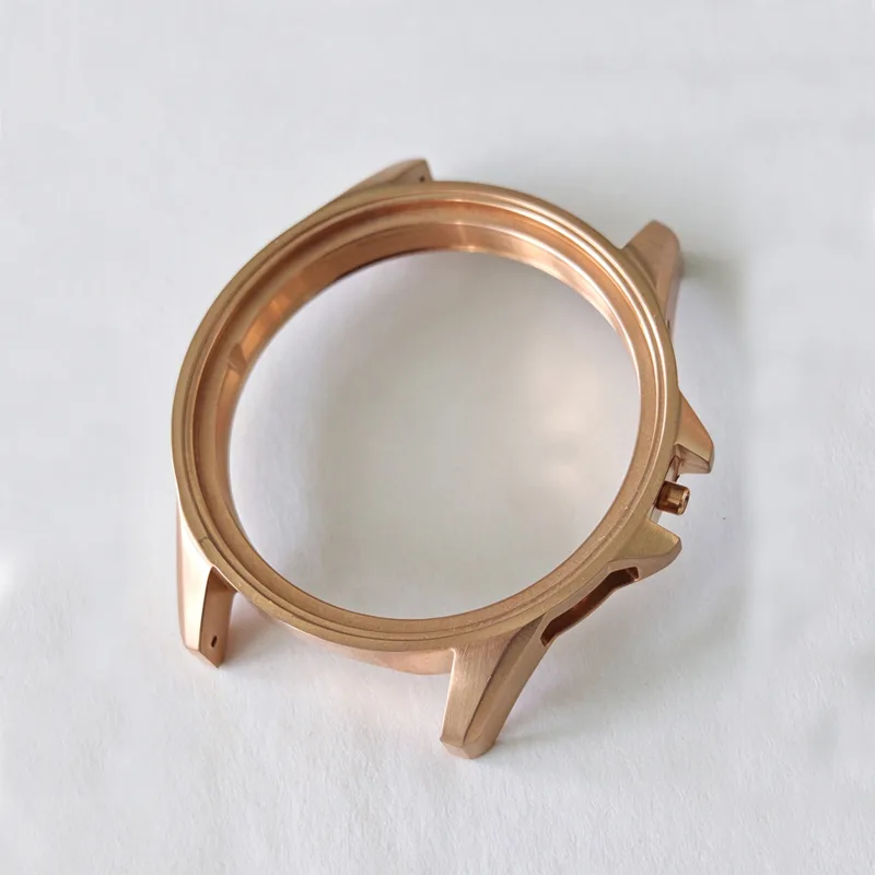Rose gold stainless steel case